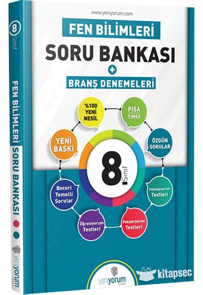 LGS 8 Sınıf Fen Bilimleri 1 Dönem Tekrar Soru Bankası Yeniyorum