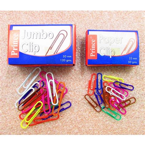 Vinyl Paper Clip Colored Jumbo Gsm And Small Gsm Shopee Philippines