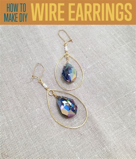 How To Make Teardrop Earrings Wire Wrapping Techniques