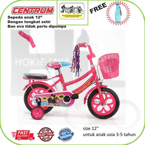 Jual Sepeda Anak Mini 12 Atlantis Velion Eva Ban Busa Anti Kempes