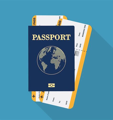 Premium Vector Passport With Tickets Concept For Travel Or