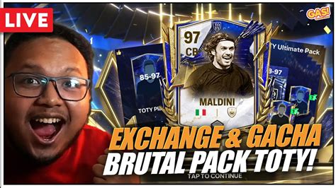 EXCHANGE GACHA BRUTAL PACK TOTY FC MOBILE INDONESIA YouTube