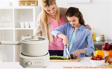 Electric Hot Pot With Steamer L Shabu Shabu Hot Pot With Dual Power Control Electric Cermic