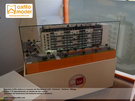 La Maqueta Del Residencial Lar Universia M Laga Maquetas Axfito