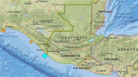 Sismo De Magnitud 6 5 En La Frontera De Guatemala Con México Algunos