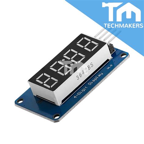 TM1637 Based 4 Digit 7 Seven Segment 0 36 In LED Display Module Board