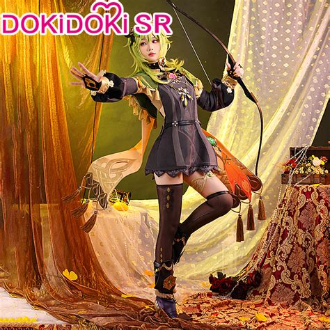 【ready For Ship】dokidoki Sr Game Genshin Impact Collei Cosplay Costume