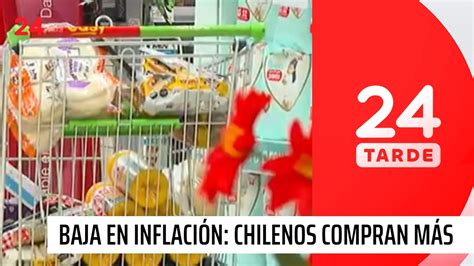 Baja de la inflación chilenos compran más productos cuando van al