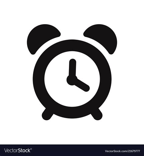 Alarm Clock Icon Royalty Free Vector Image Vectorstock