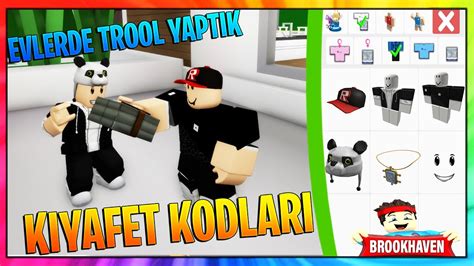 Harİka Panda Ve Propanda Olupevlerde Trol Yaptik Ve Kiyafet Kodlari 🏡 Niko Ile Roblox Brookhaven