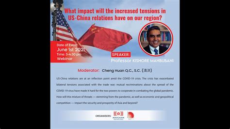 Kishore Mahbubani What Impact Will The Increased Tensions In US China