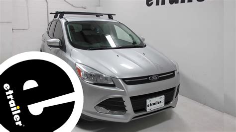 Etrailer Rhino Rack Roof Rack Review 2015 Ford Escape Youtube