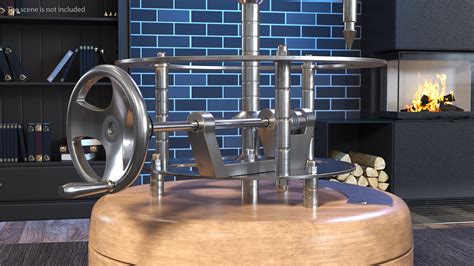 D Steel Antique Orrery Solar System Rigged For Maya Turbosquid