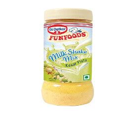 Dr Oetker Funfoods Mix Milkshake Powder Kesar Pista Flavour Gm