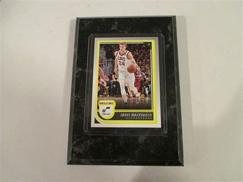 Lauri Markkanen Utah Panini Hoops Player Card Mounted On A X