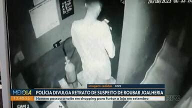 Meio Dia Paraná Curitiba Polícia divulga retrato falado de suspeito