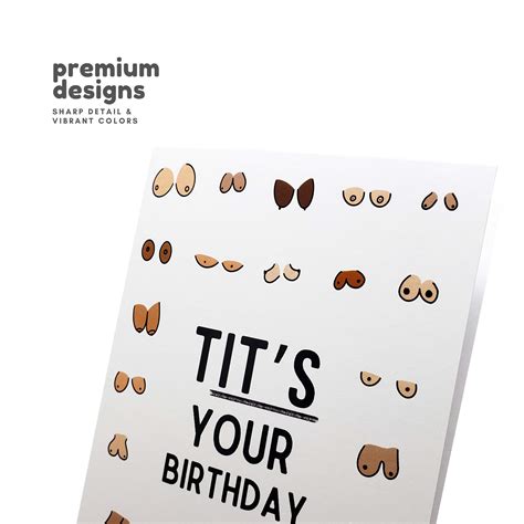 Sleazy Greetings Funny Birthday Card For Women Or Men Cheeky Boob