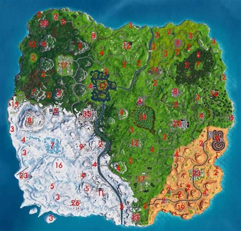 Encuentra Todos Los Cofres De Fortnite Gracias A Este Mapa Zonared