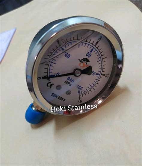 Jual Pressure Gauge Raket Stainless Skon 4 Inch 0 16 Mpa Di Lapak Hoki Stainless Steel Bukalapak