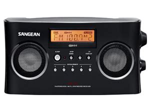 Sangean Fm Stereo Rbds Am Digital Tuning Portable Stereo Radio Black