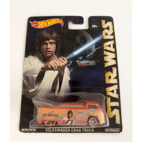Volkswagen Drag Truck Hot Wheels Série Pop Culture Embalagem Aberta Shopee Brasil