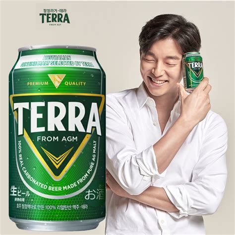Hite Jinro Terra Beer Koreas No 1 Beer 100 Real Carbonated 30035oml