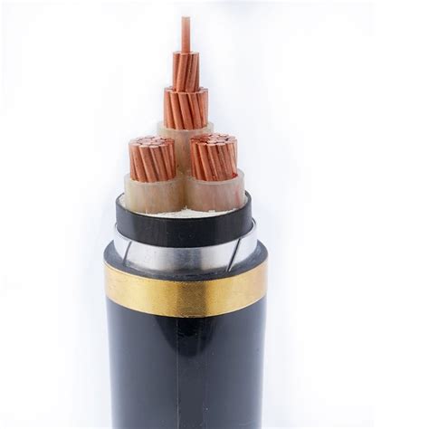 Mv Xlpe Insulation Pvc Sheath Cu Underground Electrical Armoured Power Cable Steel Tape