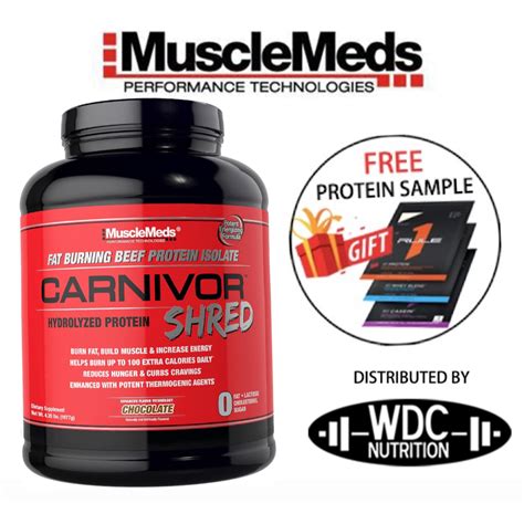 Musclemeds Carnivor Shred Beef Protein Isolate Susu Gym Free Sample