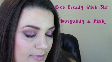 Grwm Burgundy And Pink With Glitter Makeup And Hair Beautify Your Life