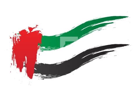 Free Vector UAE Flag Vector Brush Strokes - United Arab Emirates - Signs & Symbols - Fotonium