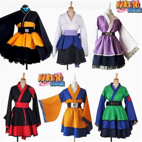 Vestidos De Naruto Roupas Naruto Fantasias Femininas Vestidos