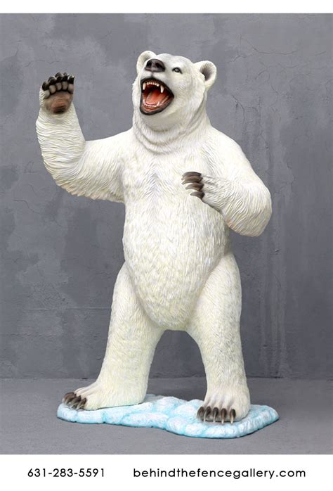 Polar Bear Standing Statue Polar Bear Standing Statue