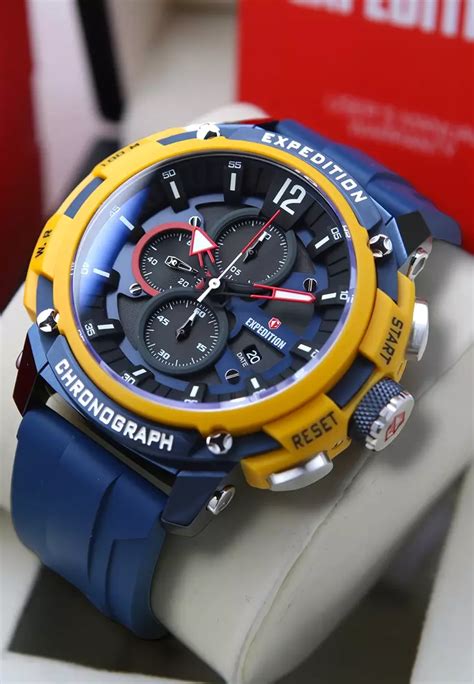 Jual Expedition Expedition Jam Tangan Chronograph Pria Blue