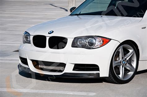 Bmw Perf Carbon Fiber Front Splitters Fit 135i Stock Bumper