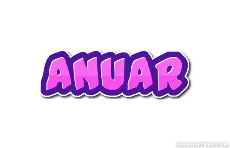 Anuar Logo | Free Name Design Tool from Flaming Text