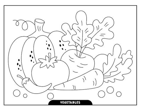 Colormoon Author Portfolio Freepik Coloring Pages Vegetable