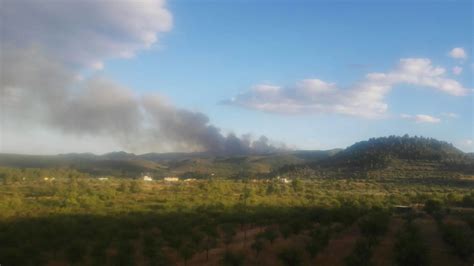 Continúa la prealerta roja por incendios en varias zonas de Aragón