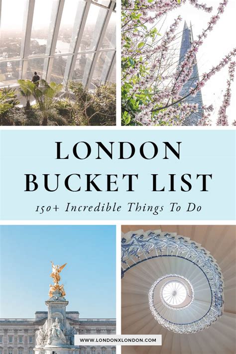 The Ultimate London Bucket List 150 Things To Do In London