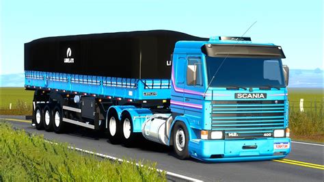 Ets2 Scania 113h Frontal Na Granel Mapa Sul Paraná Youtube