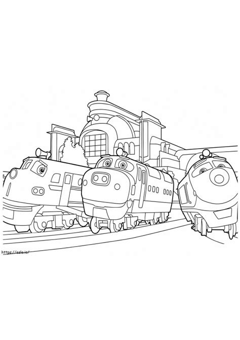 Chatsworth De Chuggington coloring page