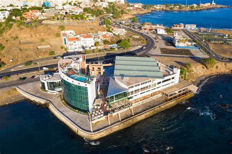 Aerial View of Praia City in Santiago - Capital of Cape Verde Islands ...