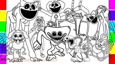 POPPY PLAYTIME CHAPTER 3 New Coloring Pages How To Color New Monsters