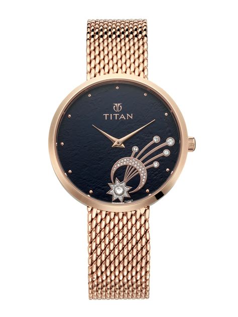 Buy Titan Women Black Analogue Watch 95083WM01 - Watches for Women ...