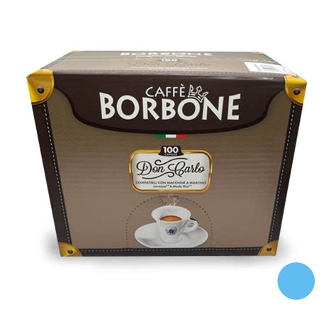 BOX 100 Capsule Caffè Borbone Don Carlo Dek Lavazza a Modo Mio