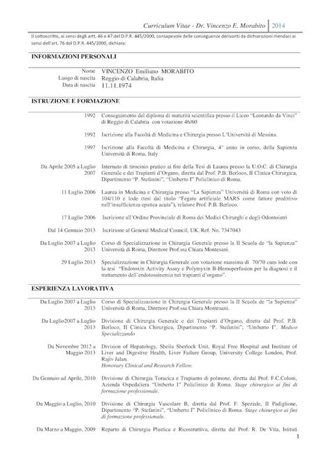 PDF Curriculum Vitae Dr Vincenzo E Morabito Curriculum Vitae