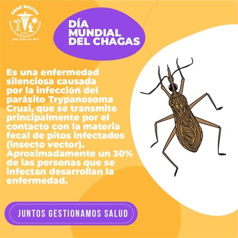 Día mundial de enfermedad de Chagas en Colombia 2022 Anas Wayuu EPSI