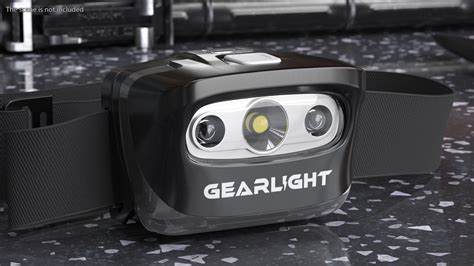 Head Lamp Gearlight D Model Obj Lxo Ma Max Fbx C D Blend