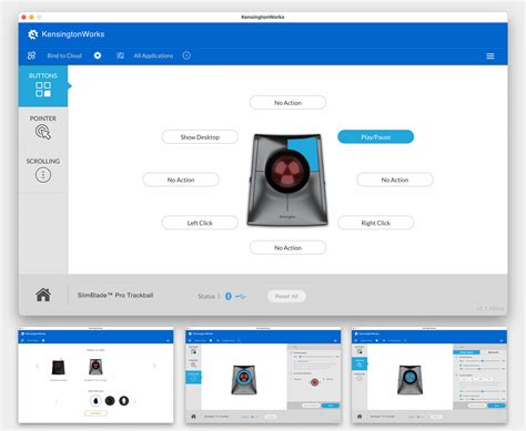 kensington-slimblade-pro-trackball-kensington-works - Trackball Mouse