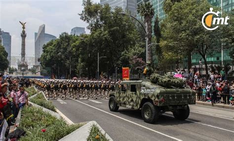 Qué calles de la CDMX estarán cerradas por el desfile militar