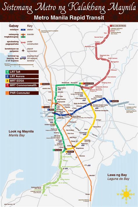 Metro Manila Rapid Transit Metro Manila Rapid Transit Transit Map